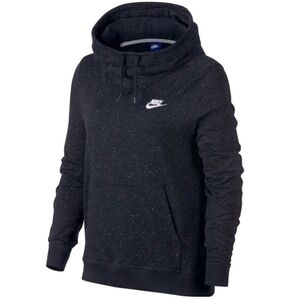 Women's Nike Black Speckled Hoodie